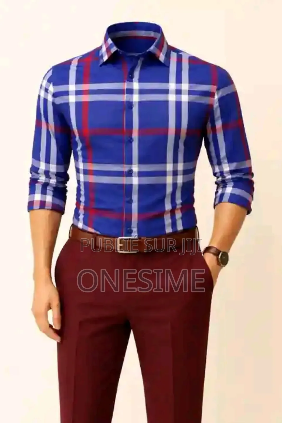 Look Homme Chemise+Pantalon. Prix : 15.000 Fcfa Le Complet