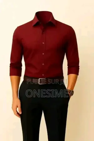 Look Homme Chemise+Pantalon. Prix : 15.000 Fcfa Le Complet