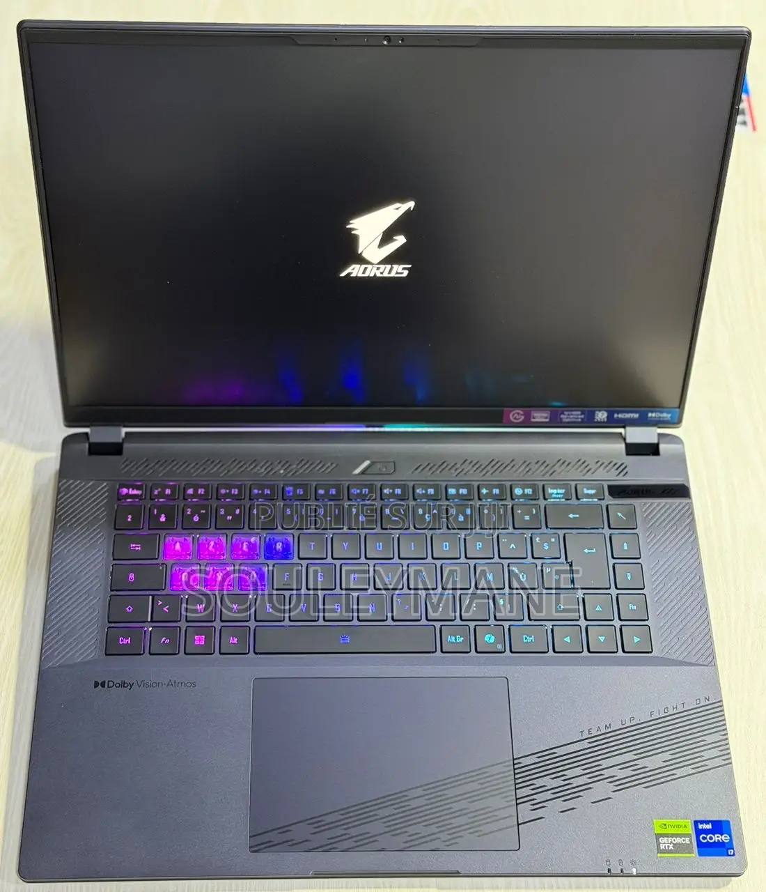 Ordinateur portable Gigabyte Aorus 32GB Intel Core i7 SSD 1T