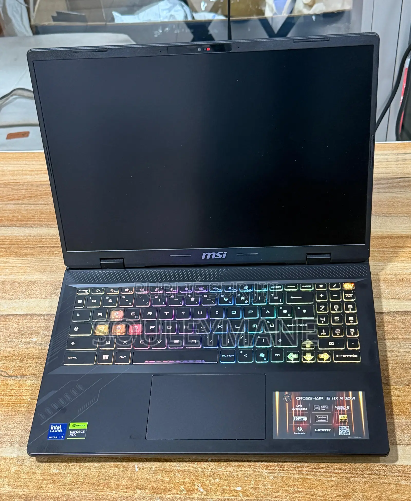 Nouveau MSI Crosshair 15 B12U 16GB Intel Core Ultra 7 SSD 2T