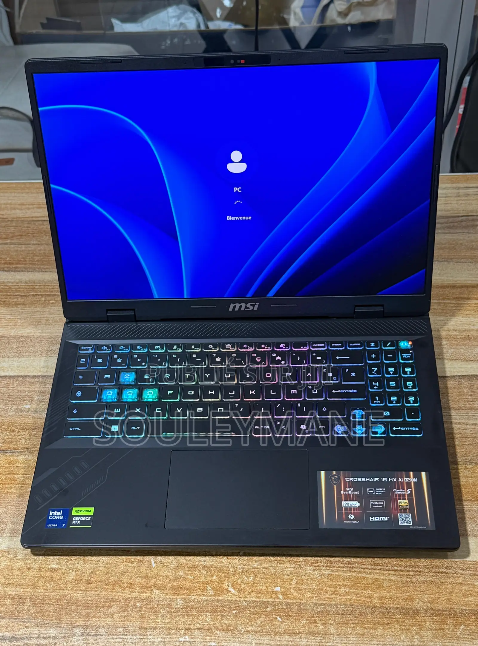 Nouveau MSI Crosshair 15 B12U 16GB Intel Core Ultra 7 SSD 2T