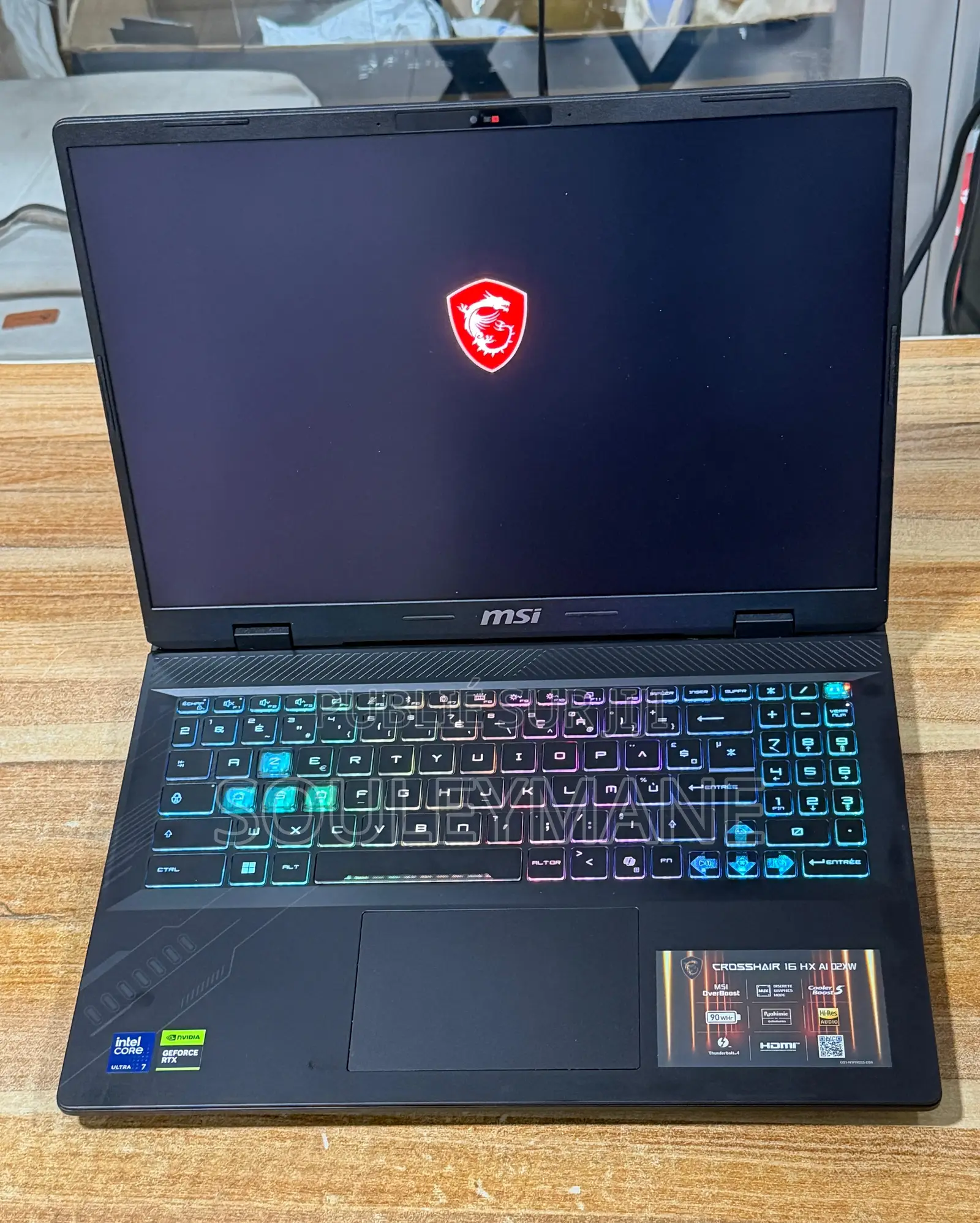 Nouveau MSI Crosshair 15 B12U 16GB Intel Core Ultra 7 SSD 2T