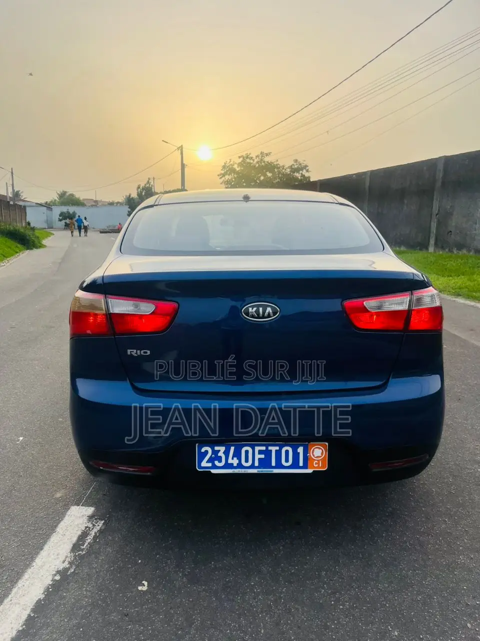 Kia Rio 2012 Bleu