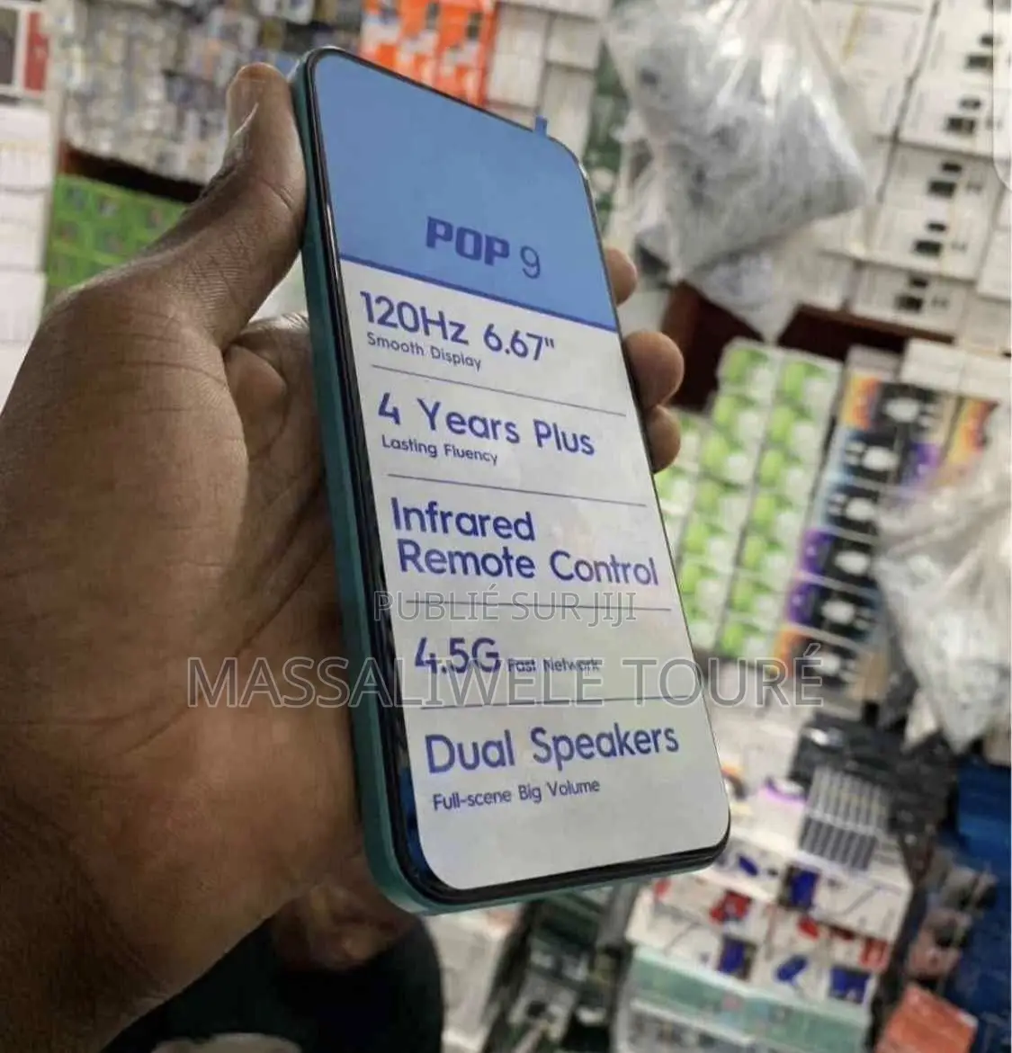 Nouveau Tecno Pop 9 128 GB Blanc