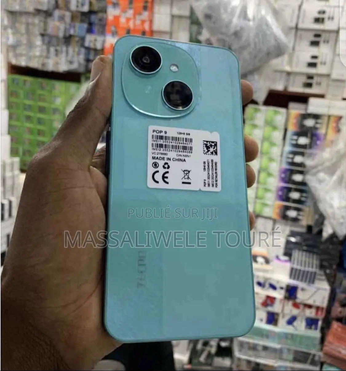 Nouveau Tecno Pop 9 128 GB Blanc