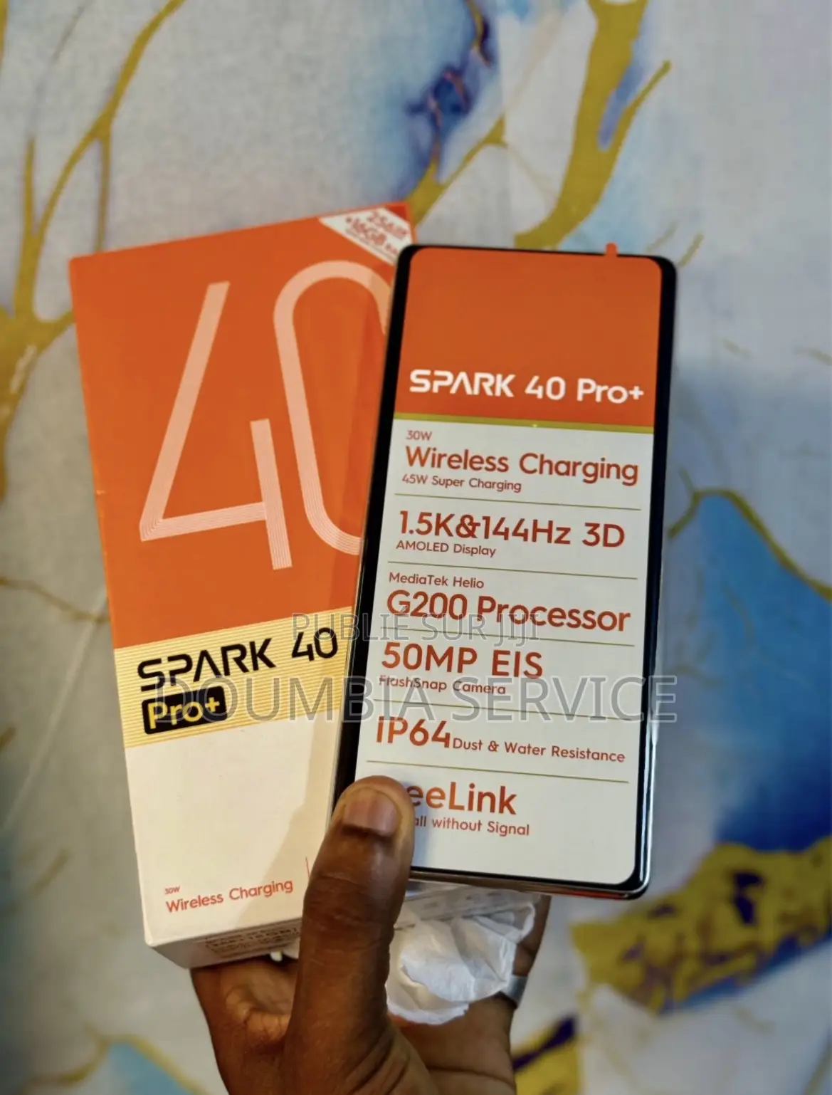 Nouveau Tecno Spark 40 128 GB Blanc