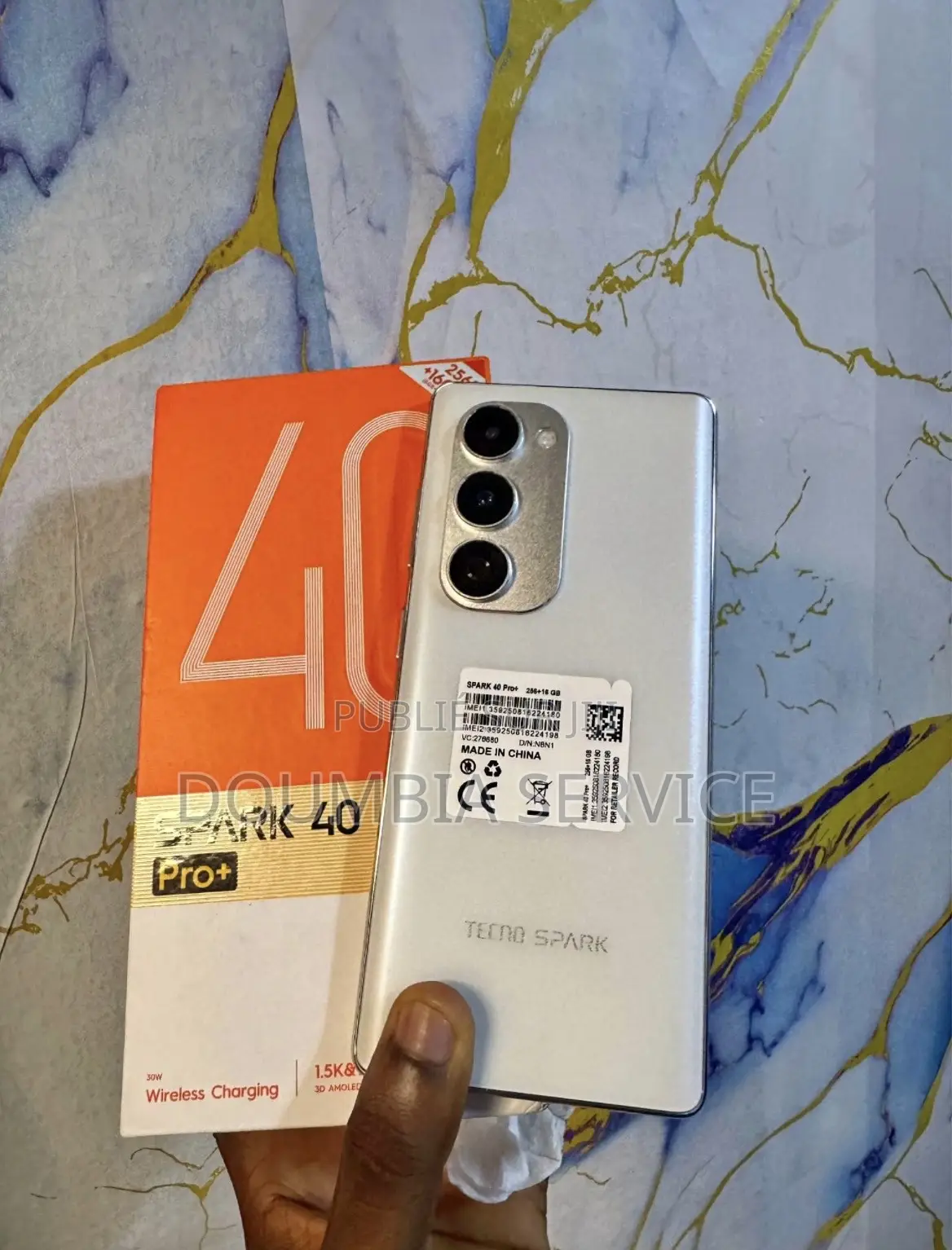 Nouveau Tecno Spark 40 128 GB Blanc