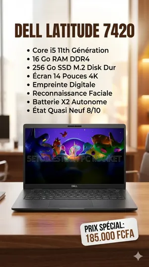 Ordinateur portable Dell Latitude 7420 16GB Intel Core i5 SSD 256GB