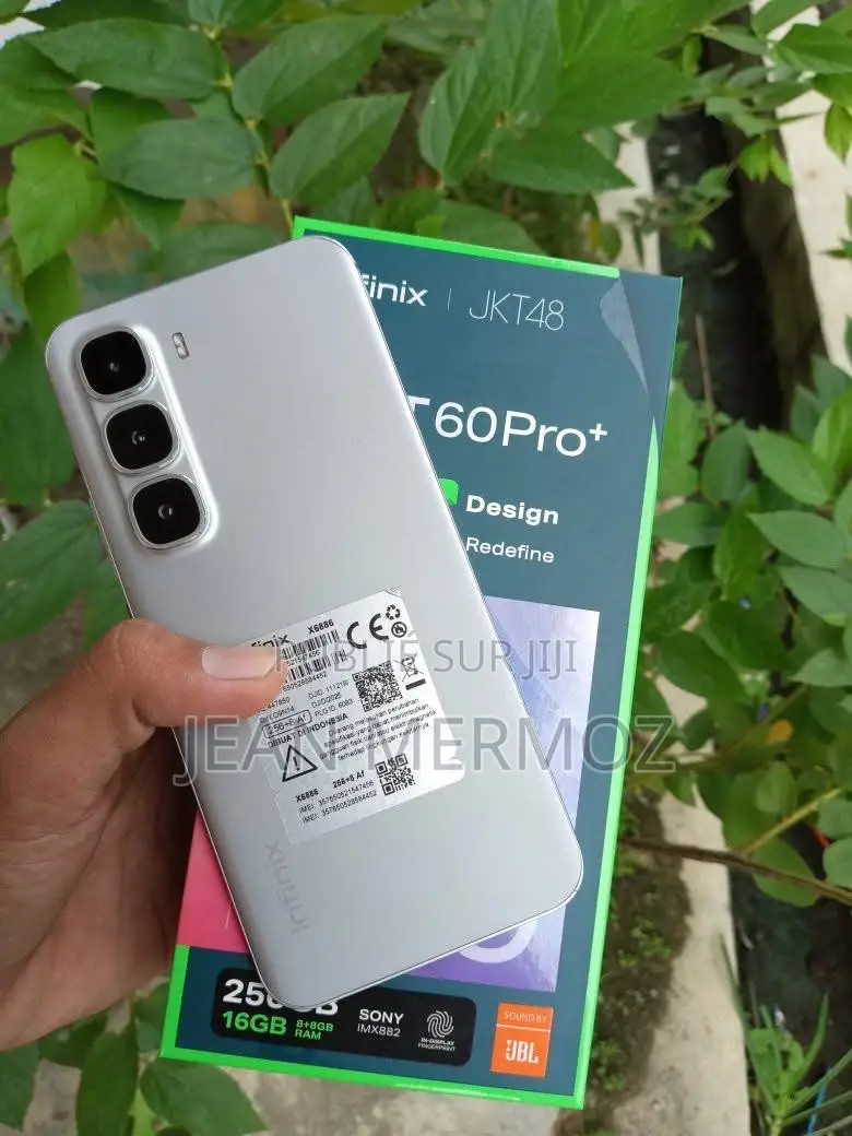 Nouveau Infinix Hot 60 Pro+ 128 GB Gris
