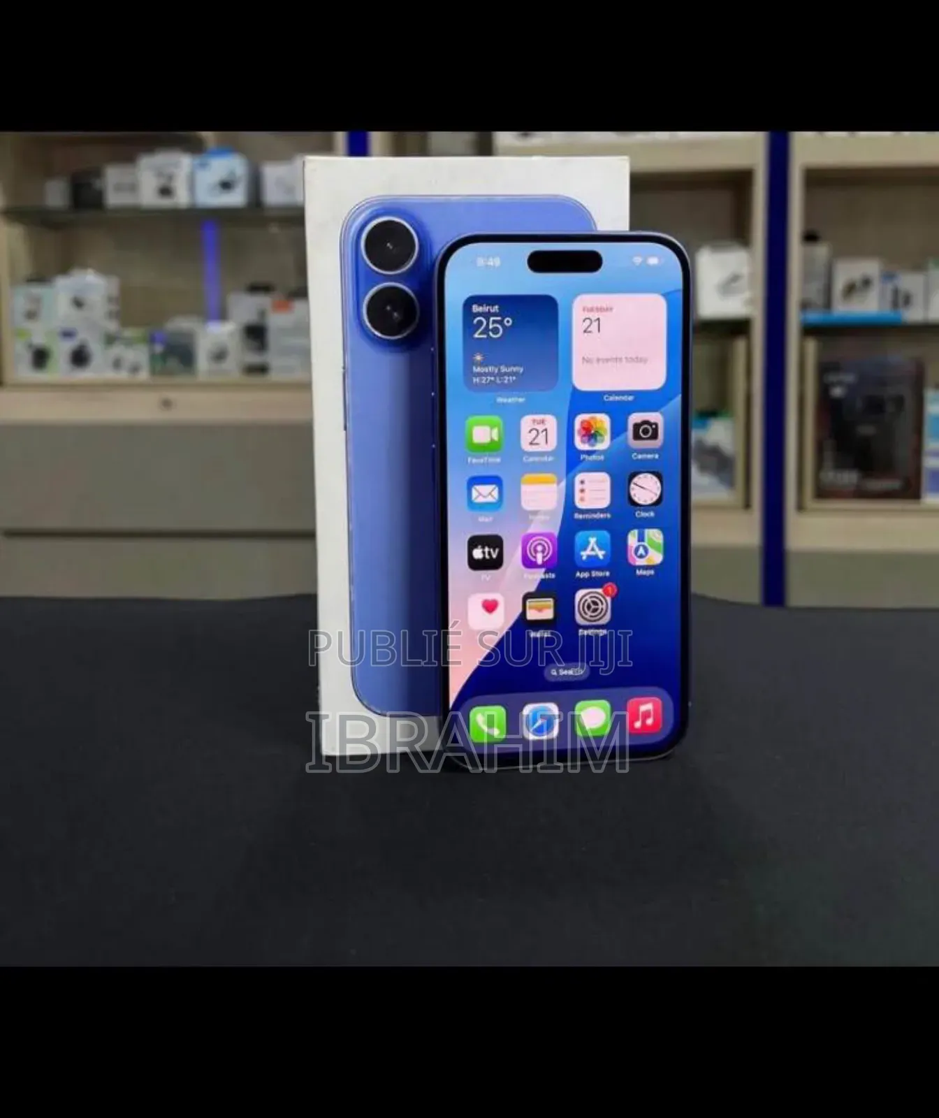 Nouveau Apple iPhone 16 512 GB Bleu