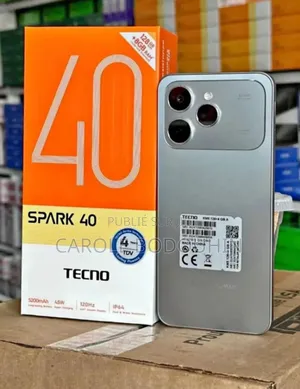 Nouveau Tecno Spark 40 128 GB Gris