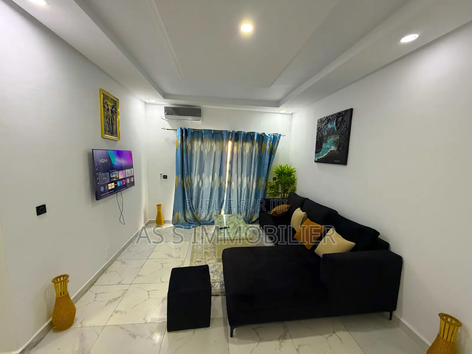 Furnished 2chbre Appartement-terrasse dans Appartement Meublé, Cocody