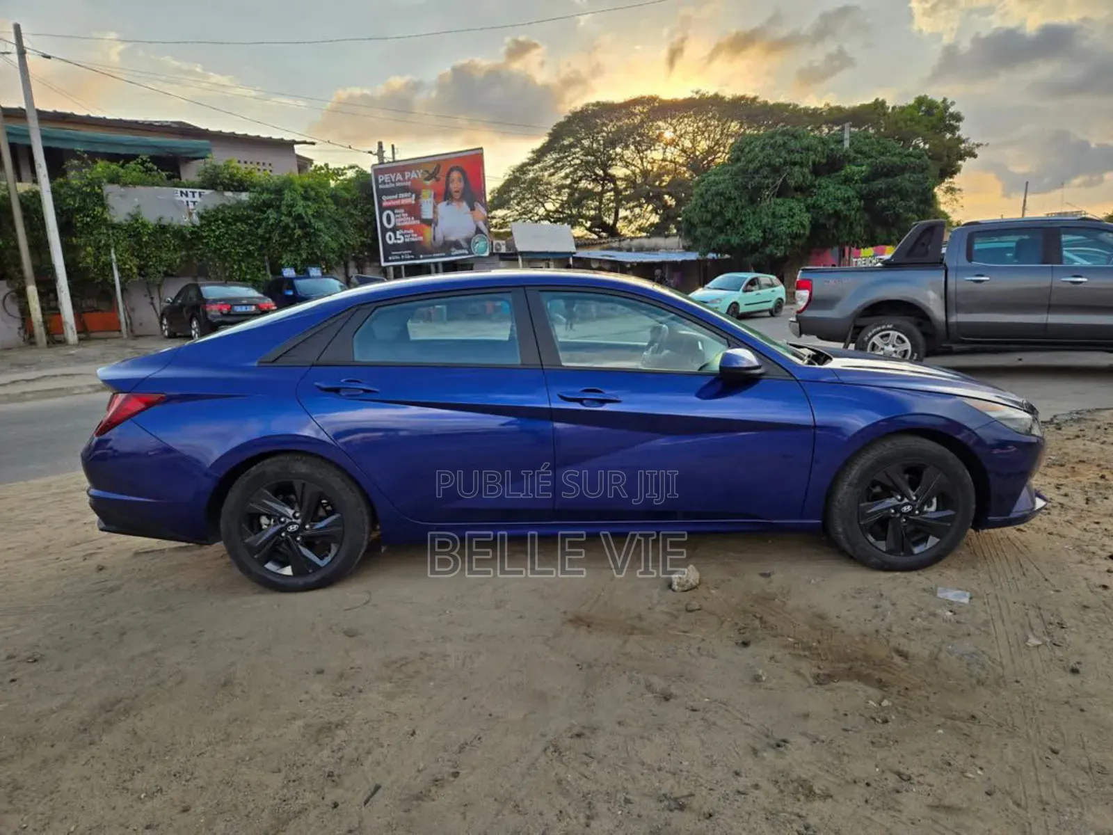Hyundai Elantra Limited 2021 Bleu