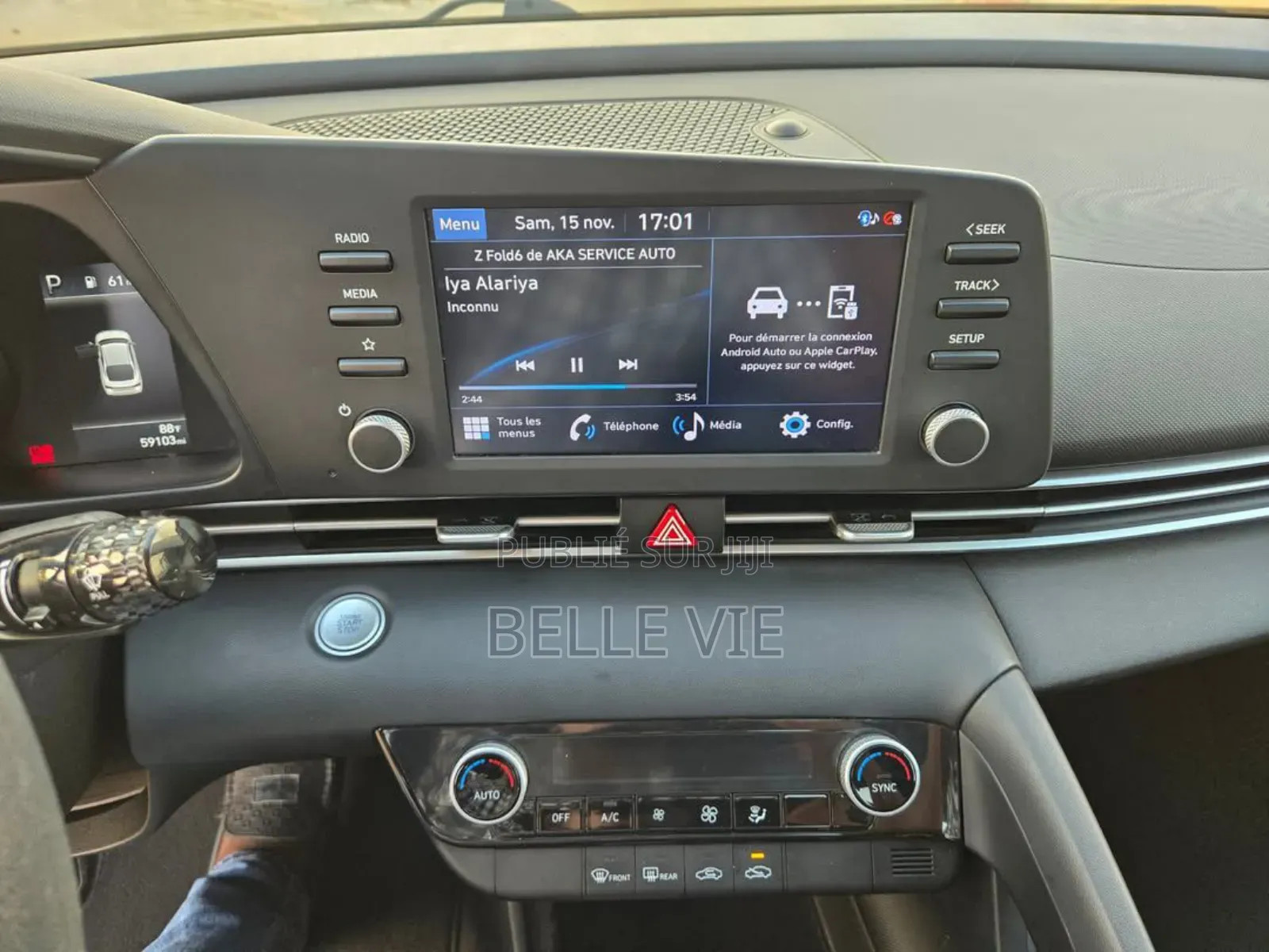 Hyundai Elantra Limited 2021 Bleu