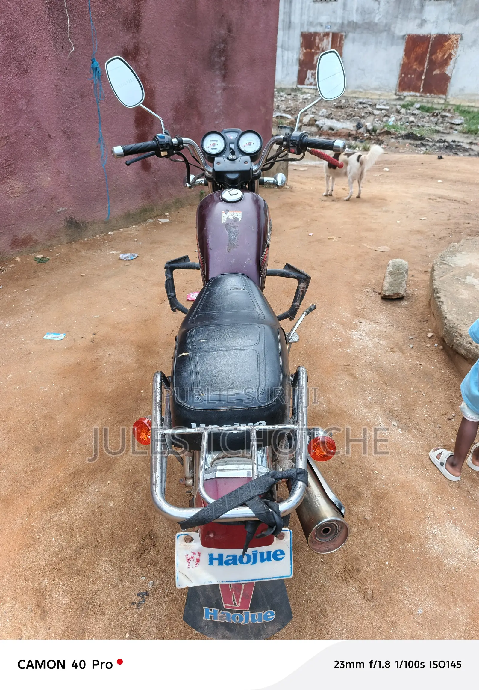 Haojue HJ125-8N 2024 Rouge