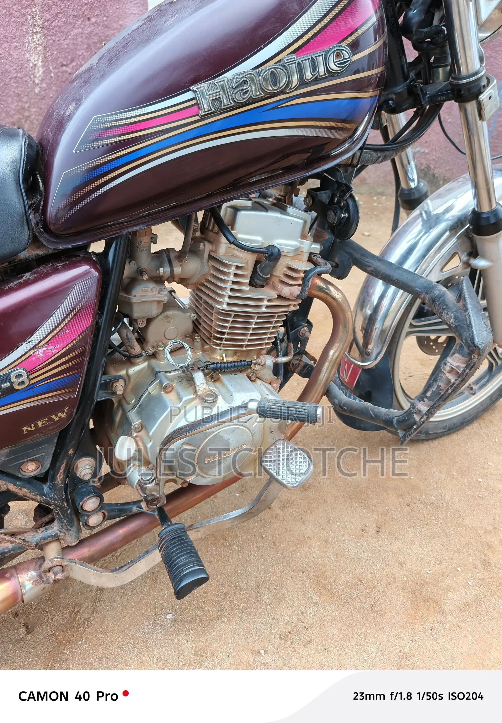 Haojue HJ125-8N 2024 Rouge