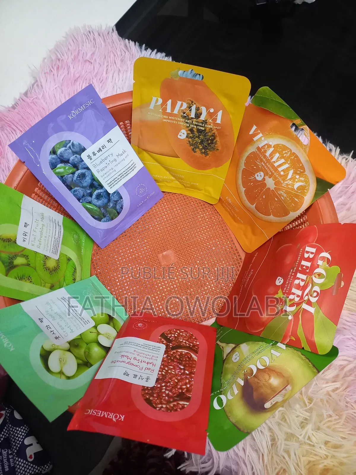 Masque De Visage a Base De Fruits Tres Hydratants