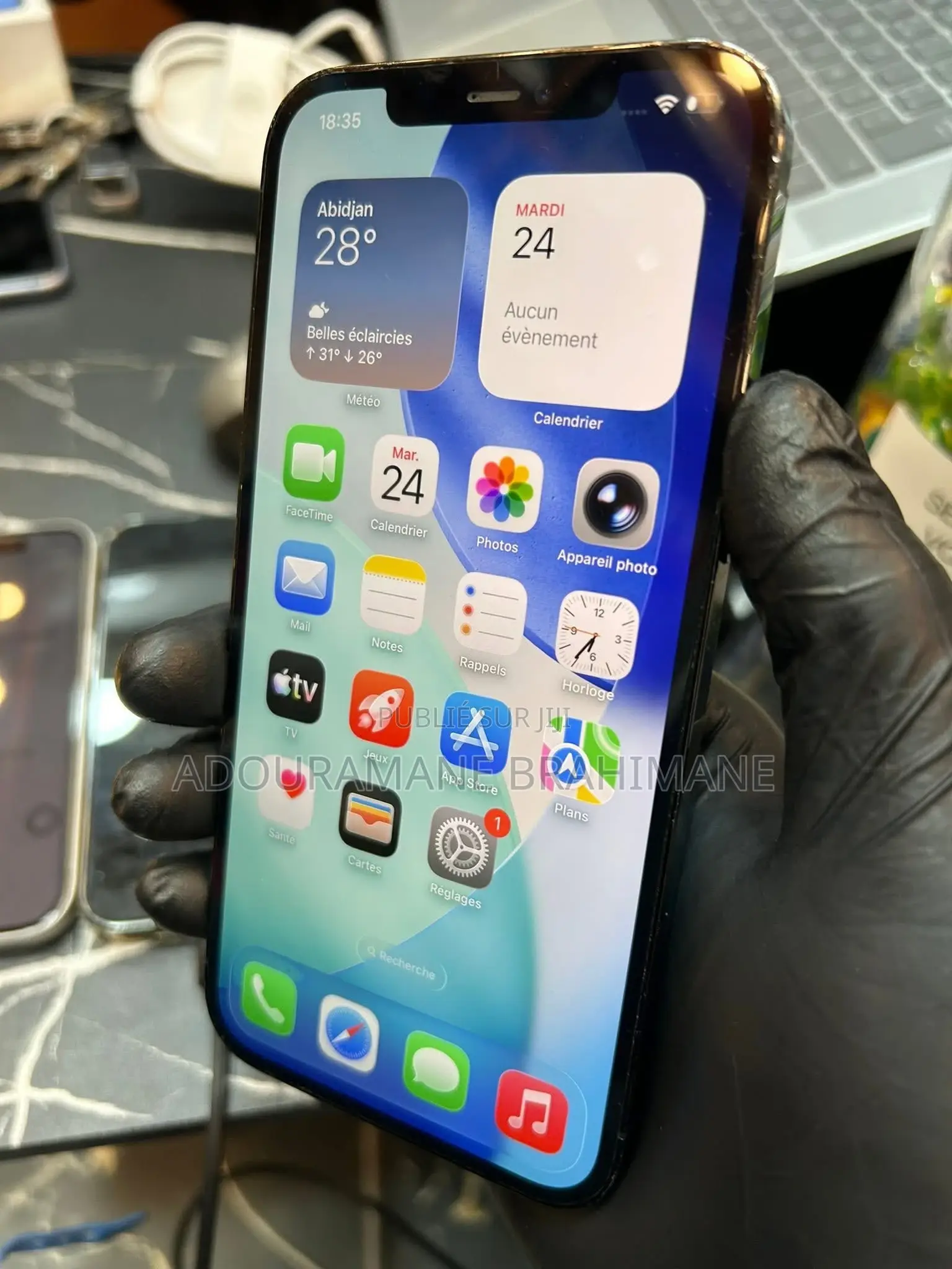 Nouveau Apple iPhone 12 Pro 256 GB Bleu