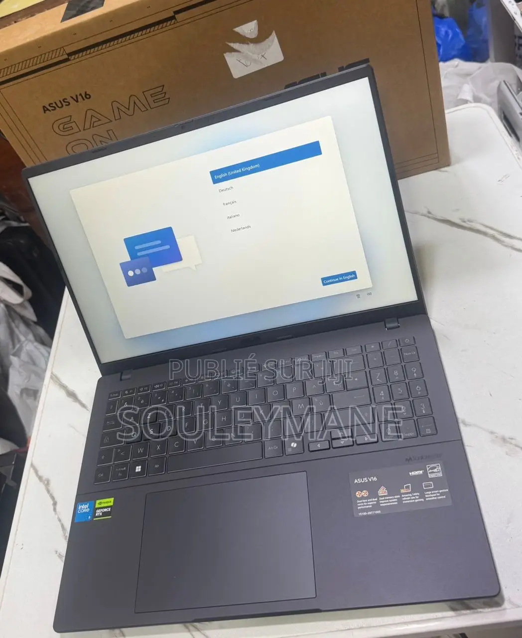 Nouveau Ordinateur portable Asus Autre 16GB Intel Core i5 SSD 512GB