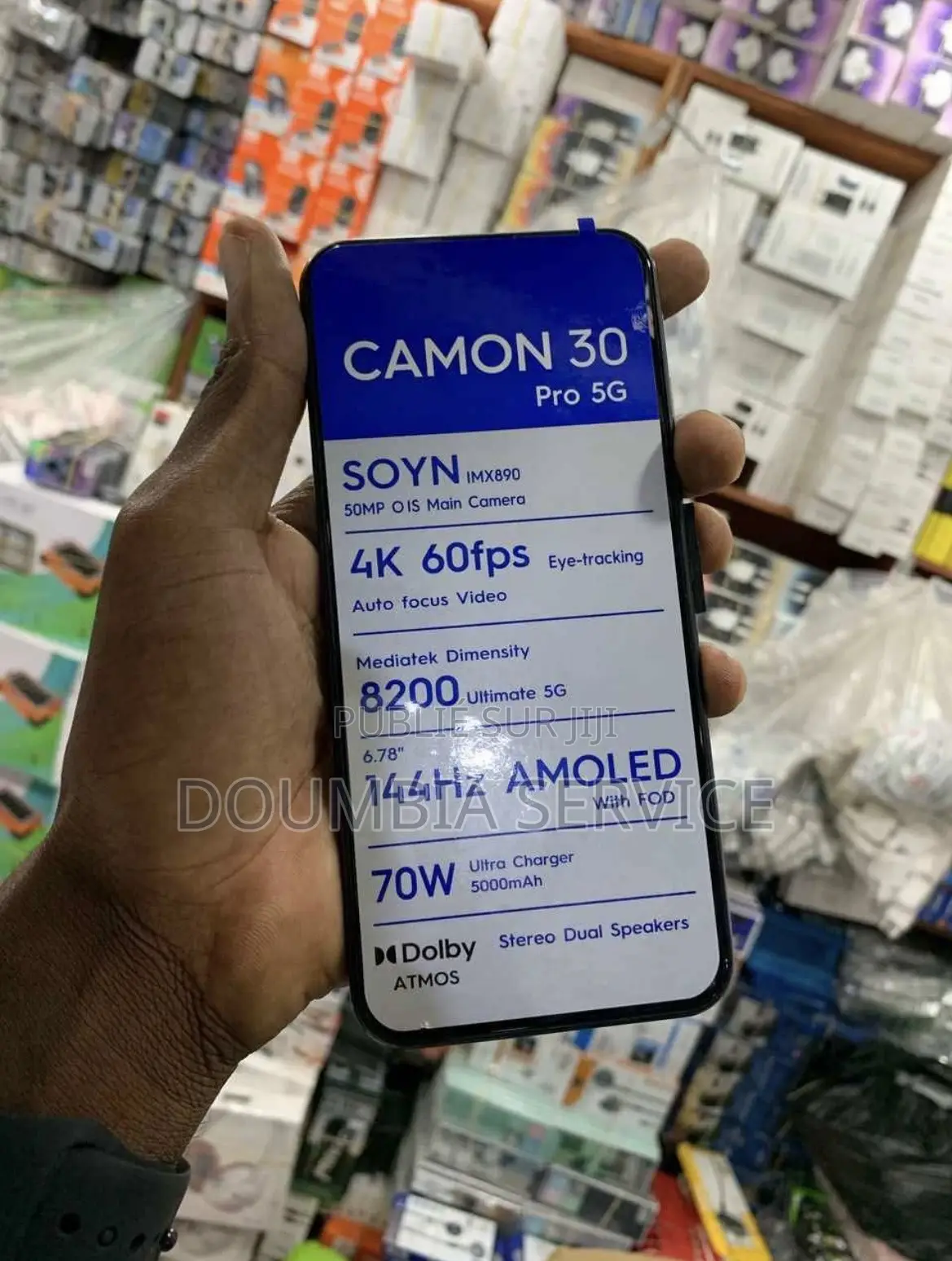 Nouveau Tecno Camon 30 256 GB Noir