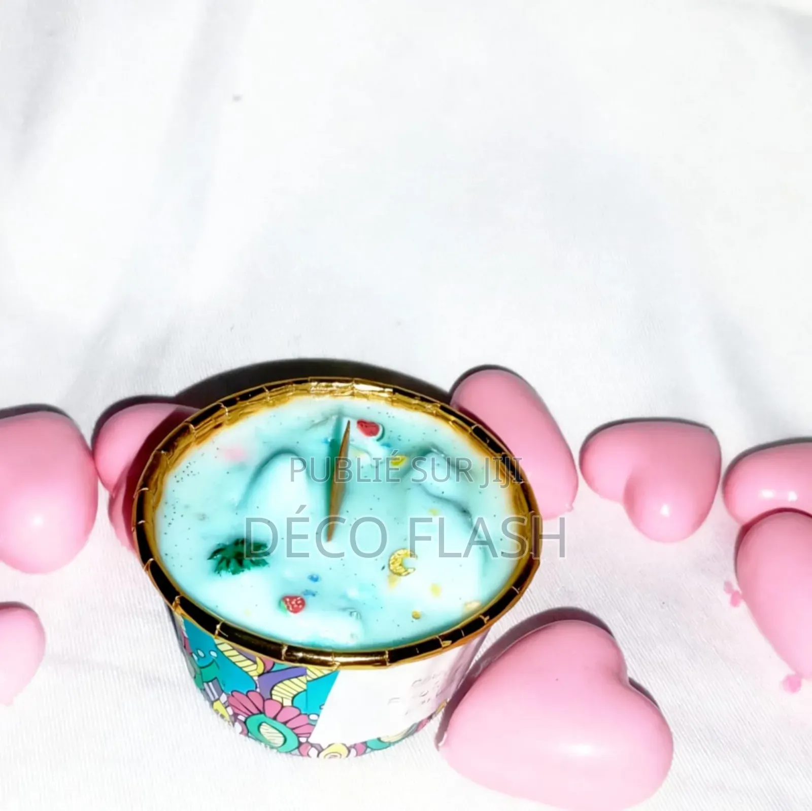 Bougies Parfumées Artisanales – Jasmin, Rose, Amande