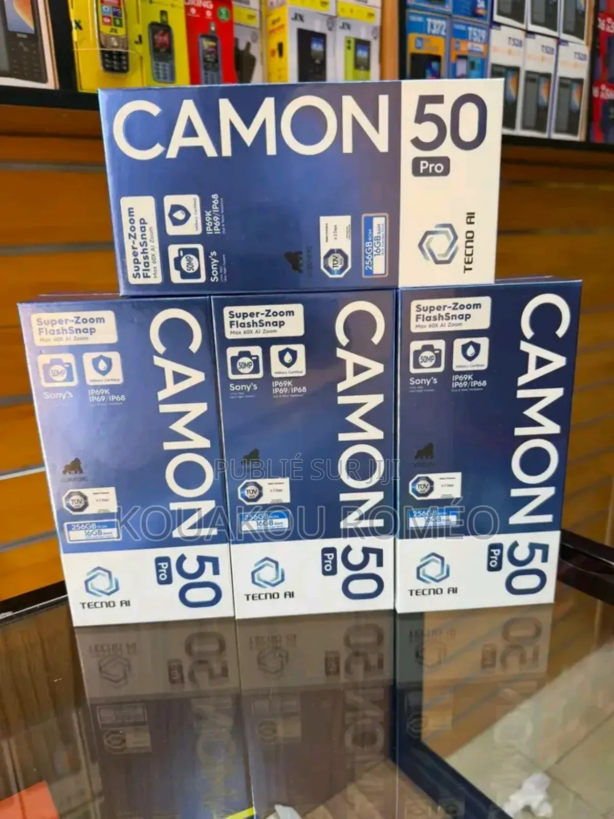 Nouveau Tecno Camon 50 256 GB Vert
