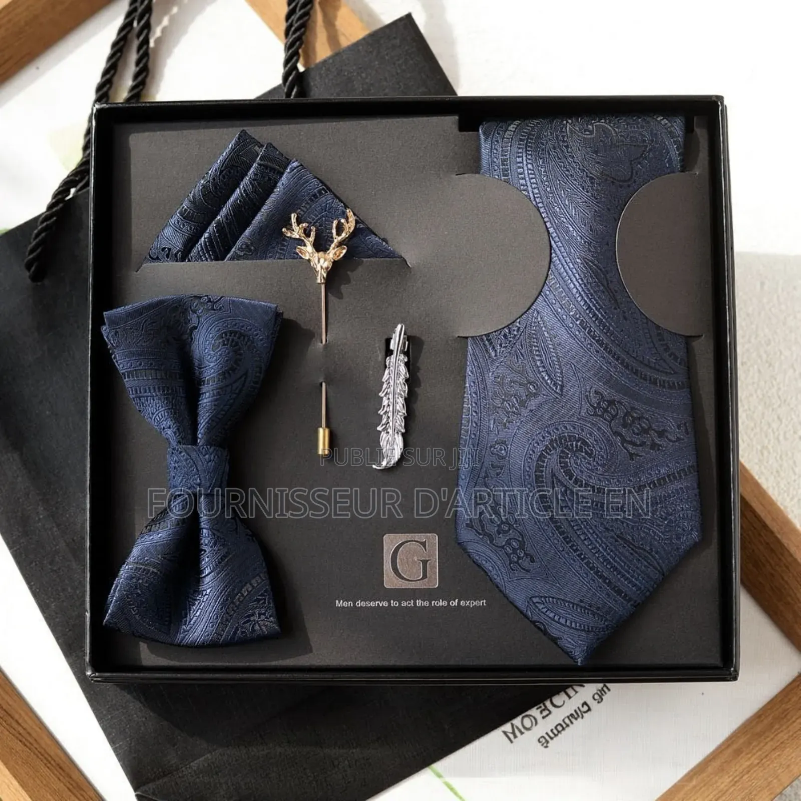 Coffret De Nœuds Papillon Pour Hommes, Vendu Uniquement en Gros