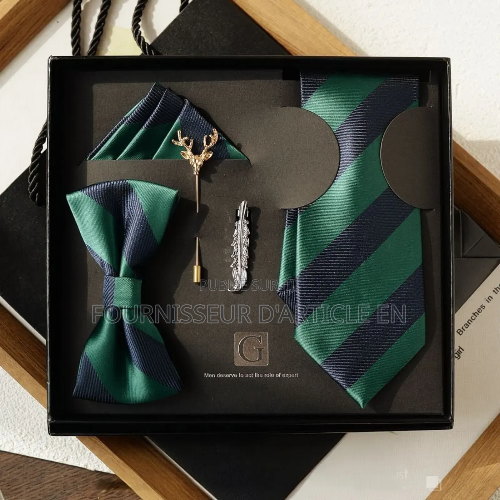 Coffret De Nœuds Papillon Pour Hommes, Vendu Uniquement en Gros