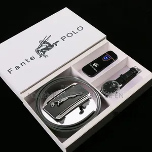 Ceinture Pour Homme Ensimilicuir Avec Boucle Automatique,Vendu Engros