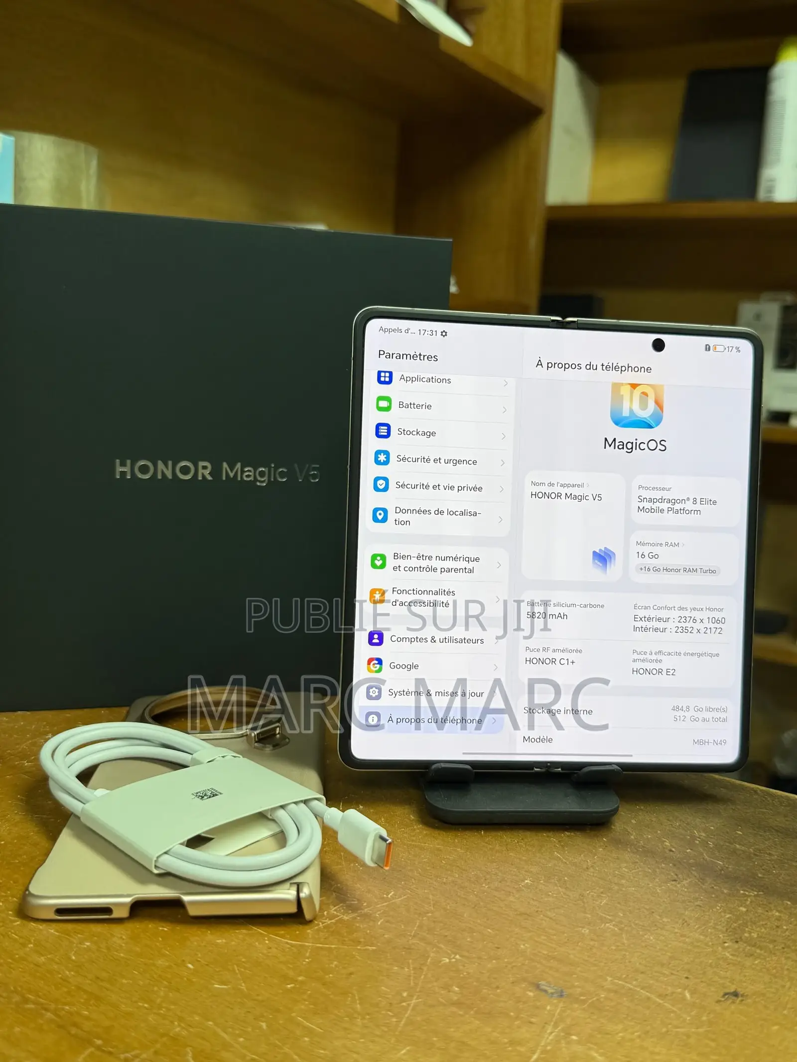 Nouveau Honor Magic V5 512 GB Autre