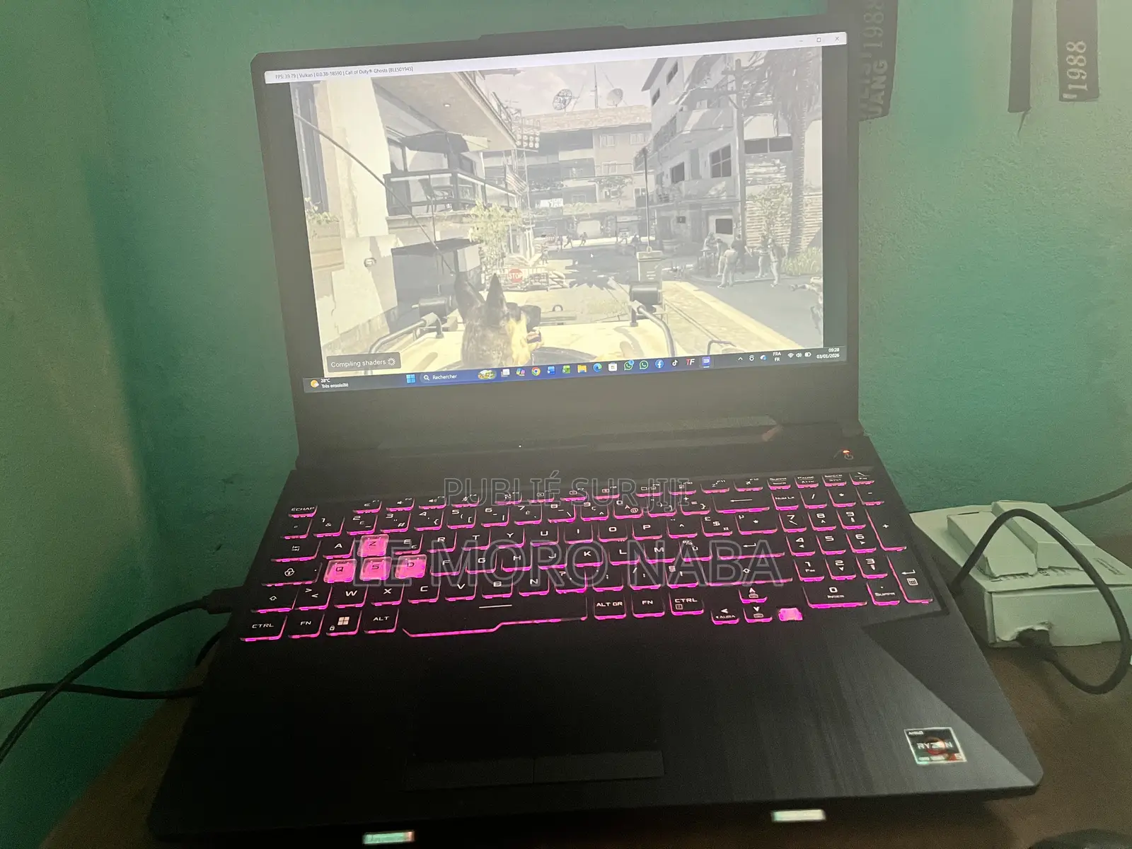 Ordinateur portable Asus A52JB 16GB AMD Ryzen 5 SSD 512GB