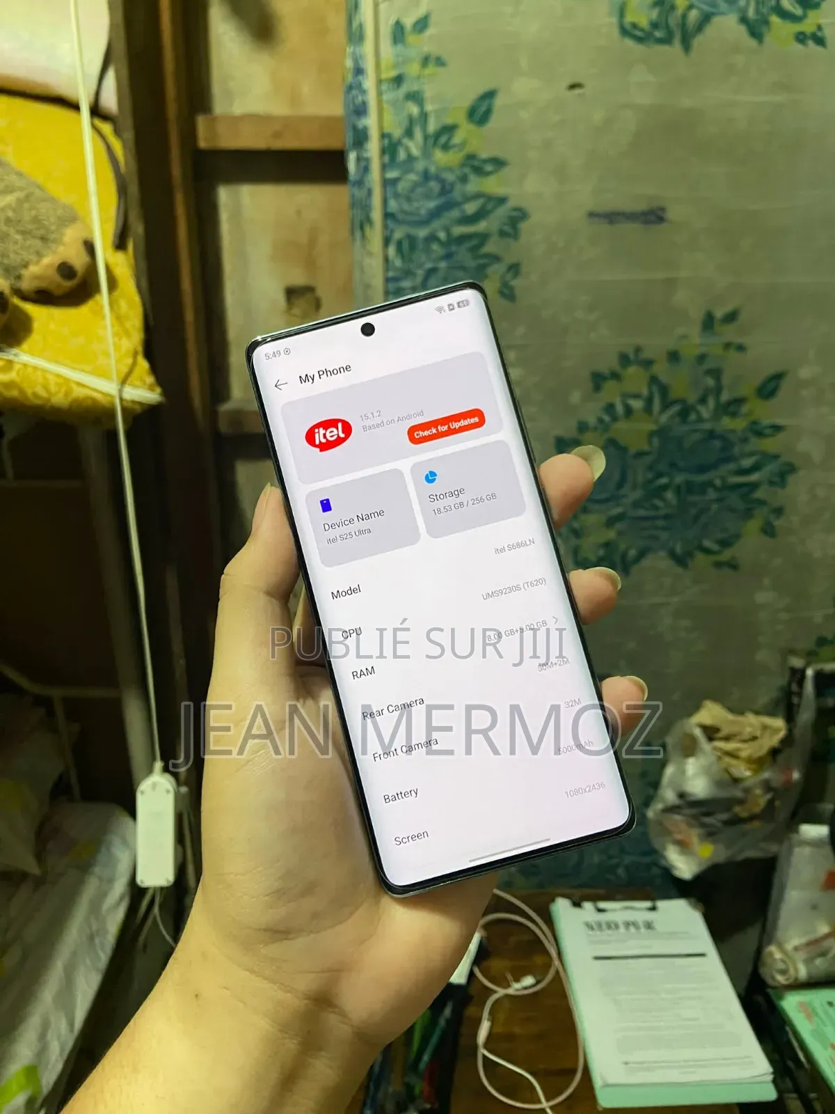 Nouveau Itel S25 Ultra 256 GB Doré