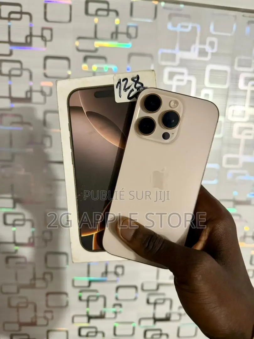 Nouveau Apple iPhone 16 Pro 128 GB Doré