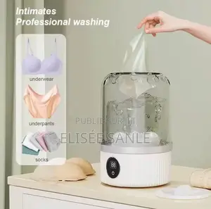 Mini Machine À Laver Portable Rechargeable – 1l