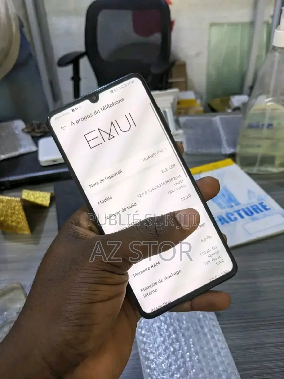 Huawei P30 128 GB Noir