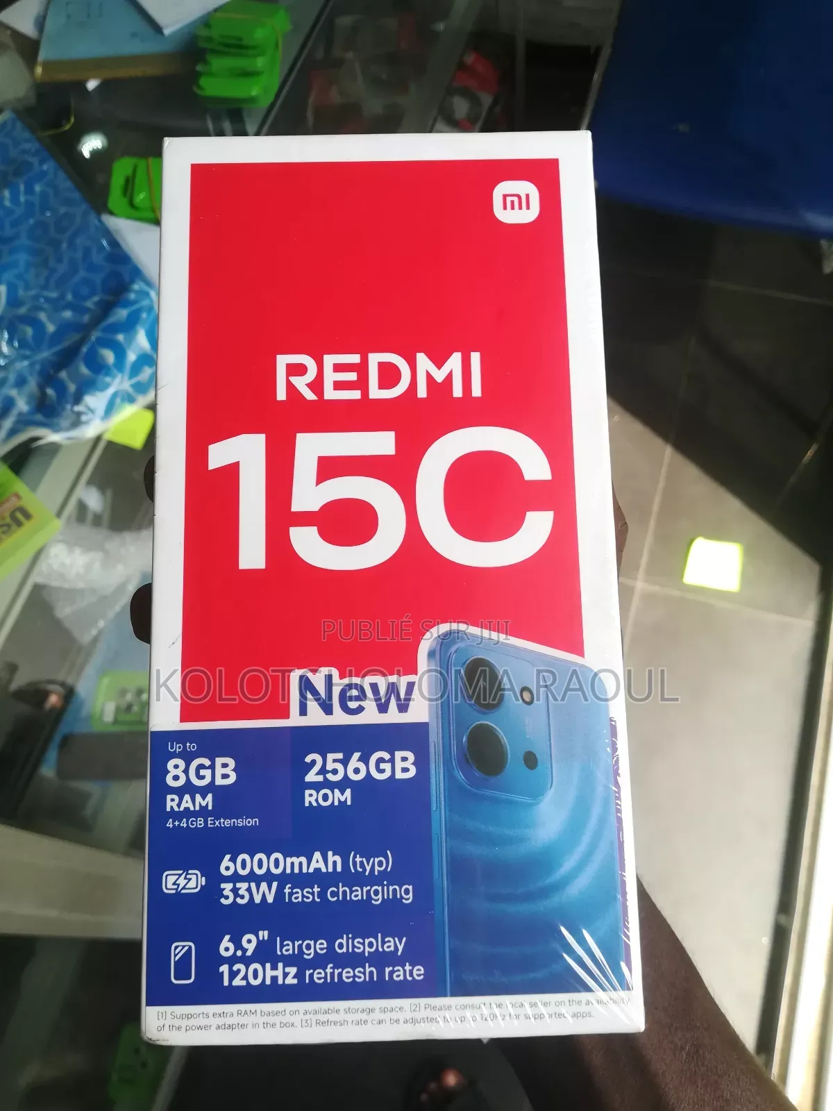 Nouveau Xiaomi Redmi 15C 4G 256 GB Noir