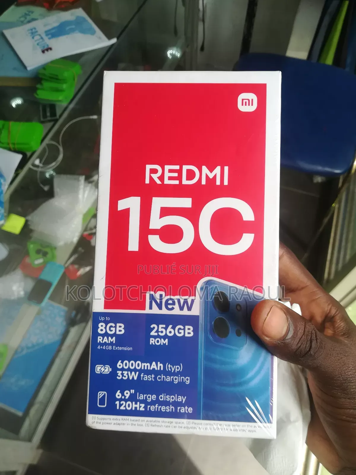 Nouveau Xiaomi Redmi 15C 4G 256 GB Noir