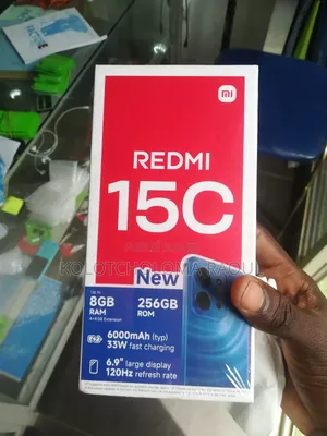 Nouveau Xiaomi Redmi 15C 4G 256 GB Noir
