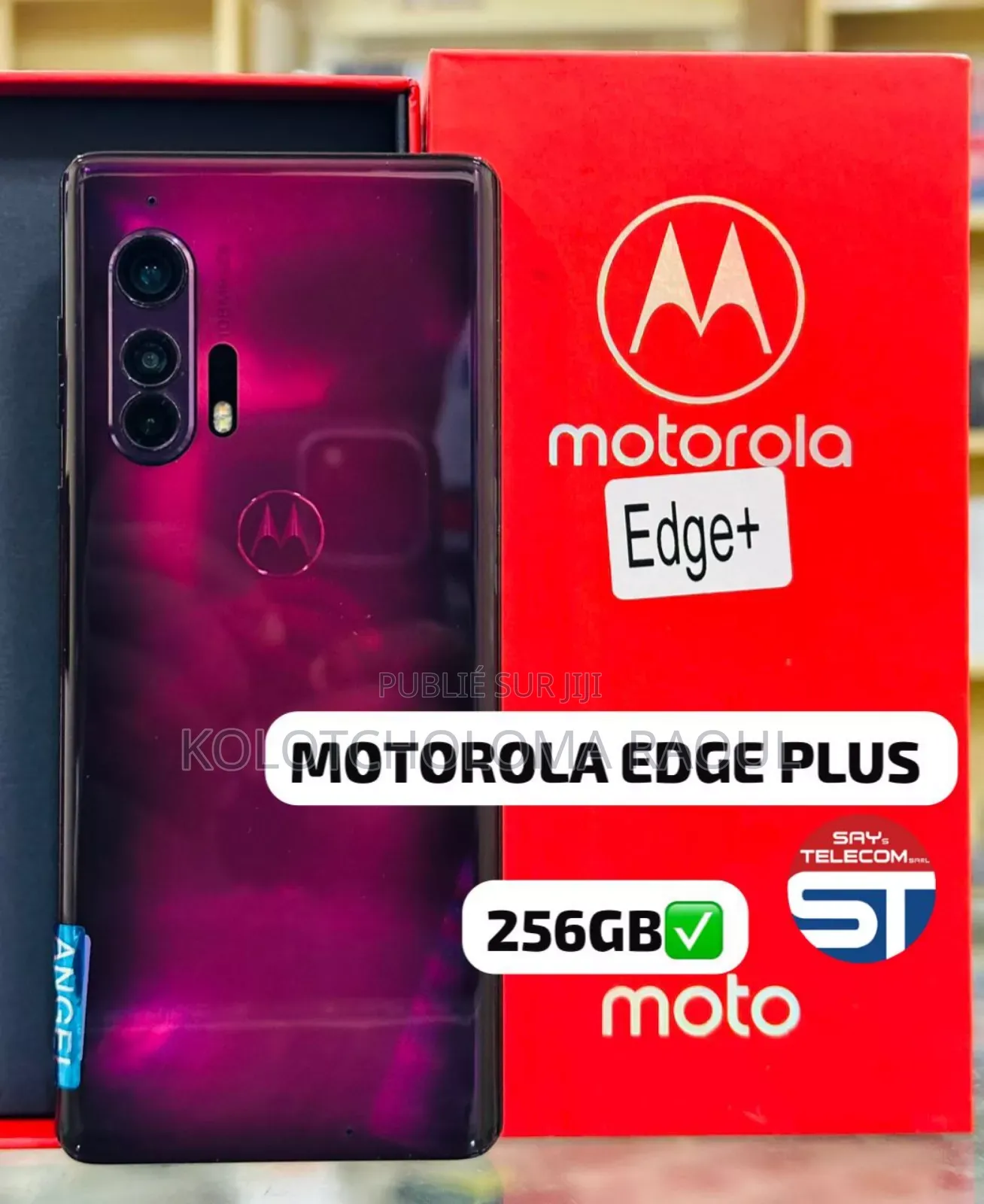 Nouveau Motorola Edge Plus 256 GB Rouge