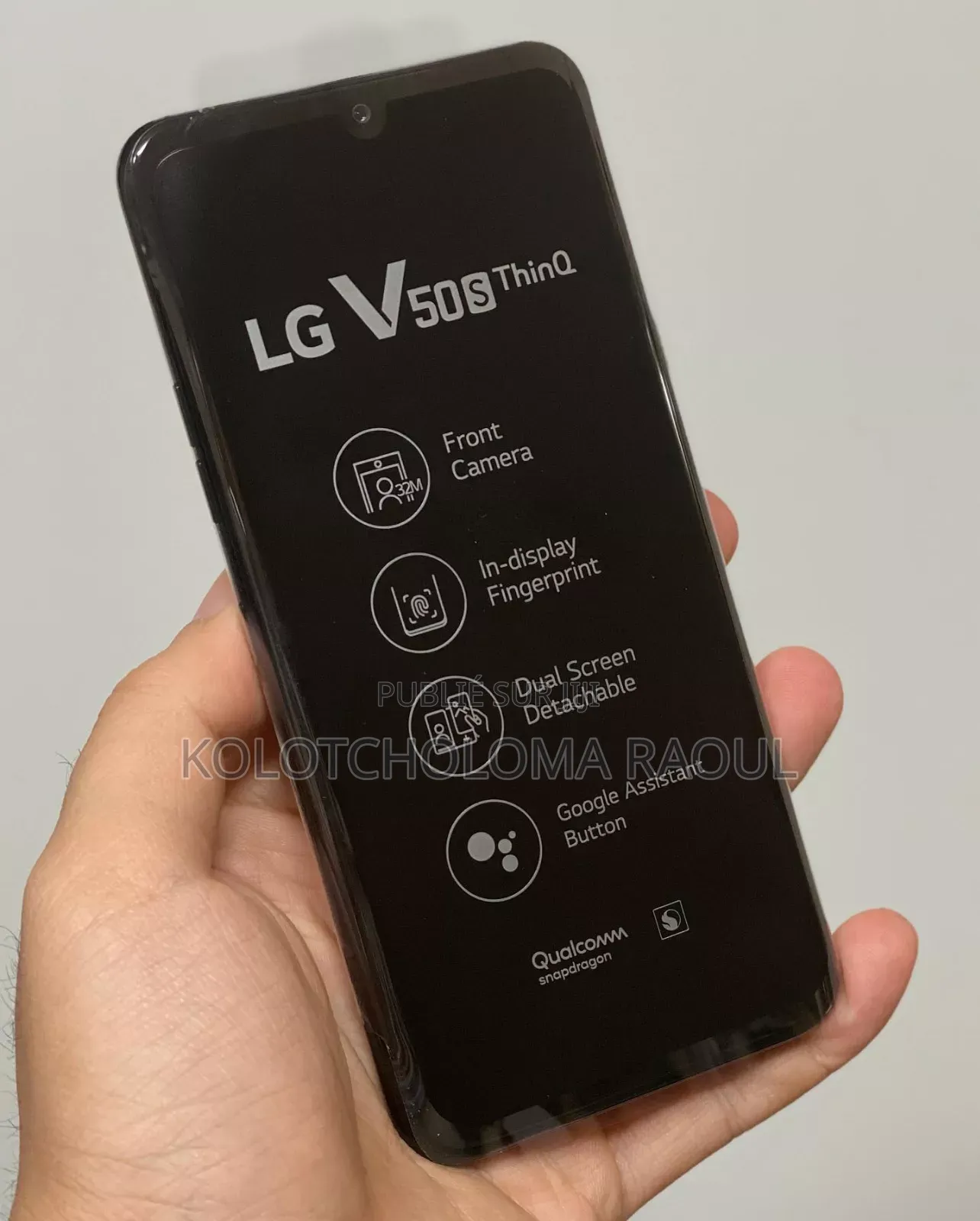 Nouveau LG V50S ThinQ 5G 128 GB Noir