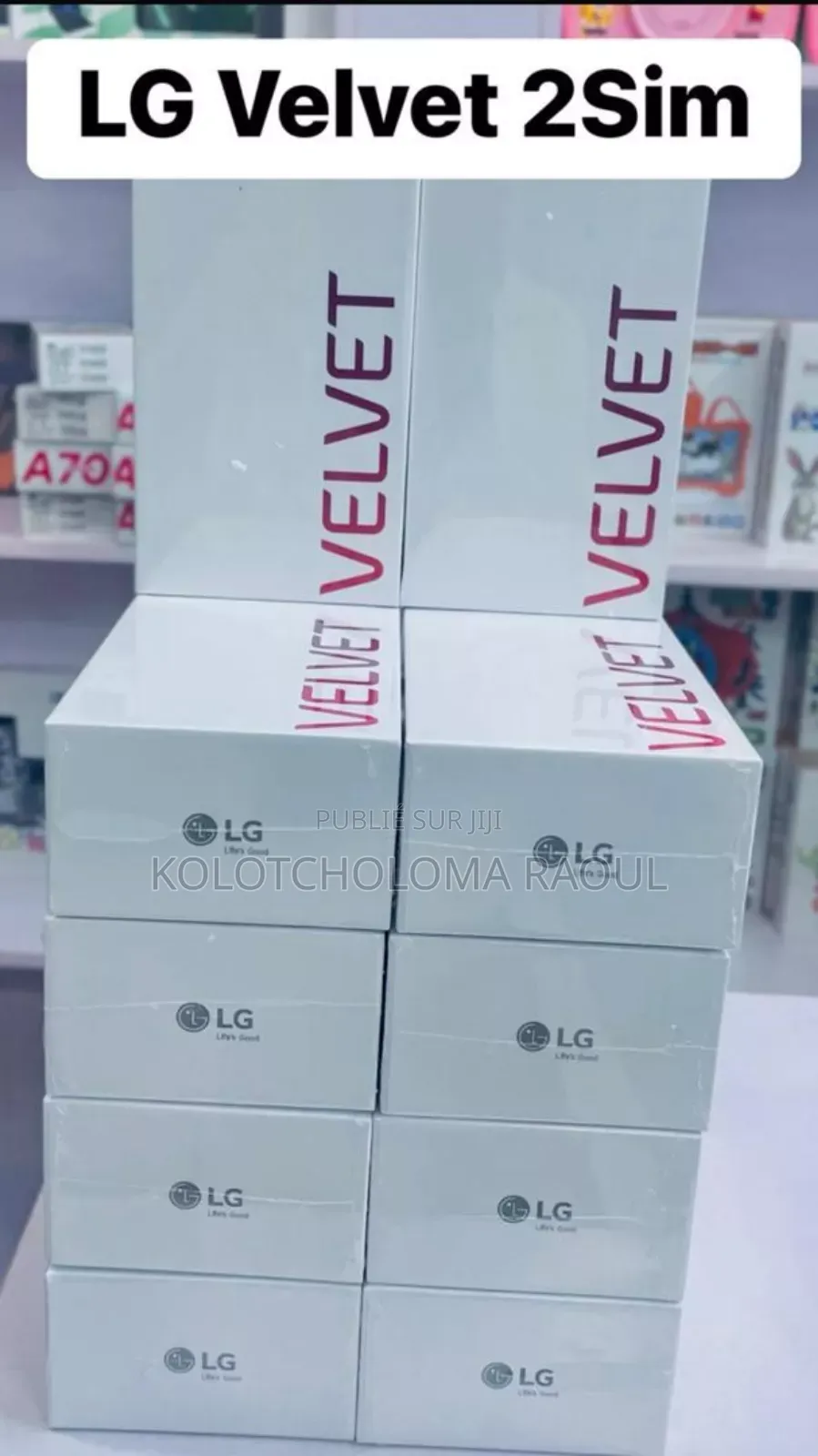 Nouveau LG Velvet 5G 128 GB Noir