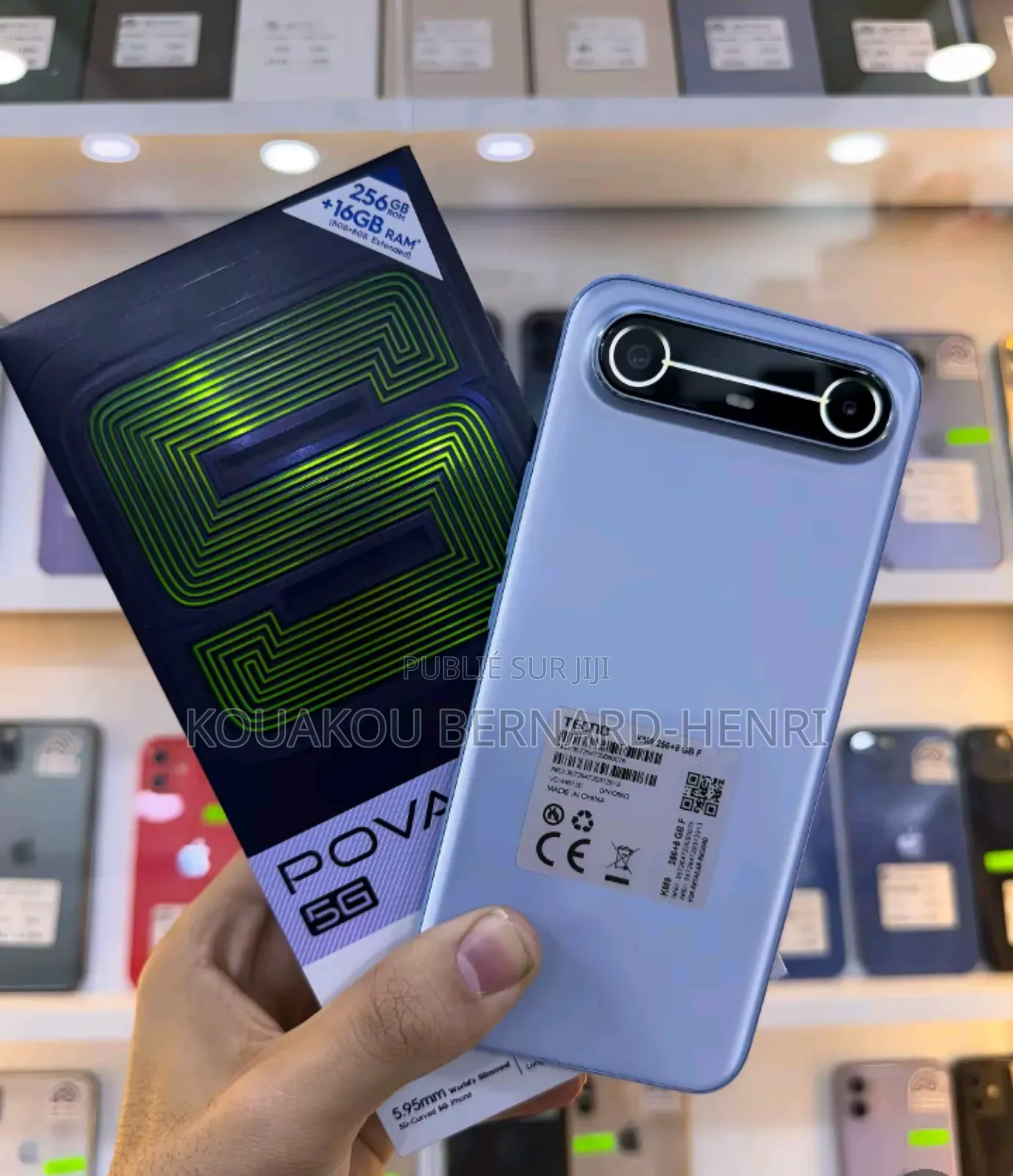 Nouveau Tecno Spark Slim 256 GB Blanc