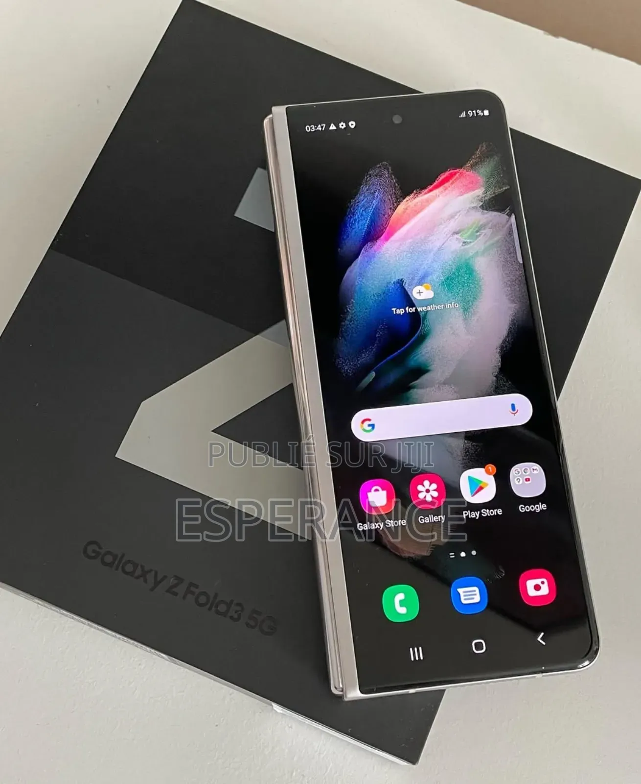 Nouveau Samsung Galaxy Z Fold 3 256 GB Noir