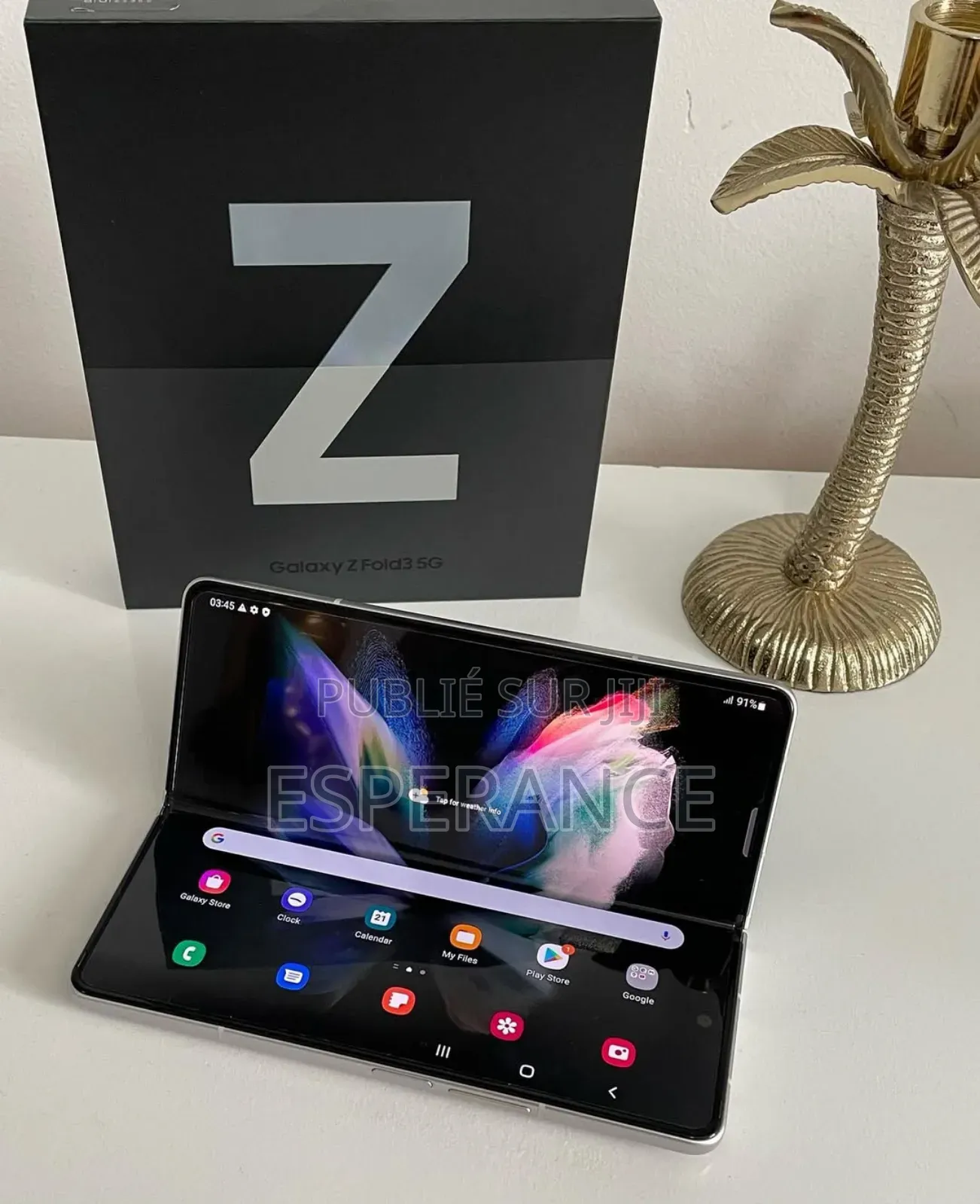Nouveau Samsung Galaxy Z Fold 3 256 GB Noir