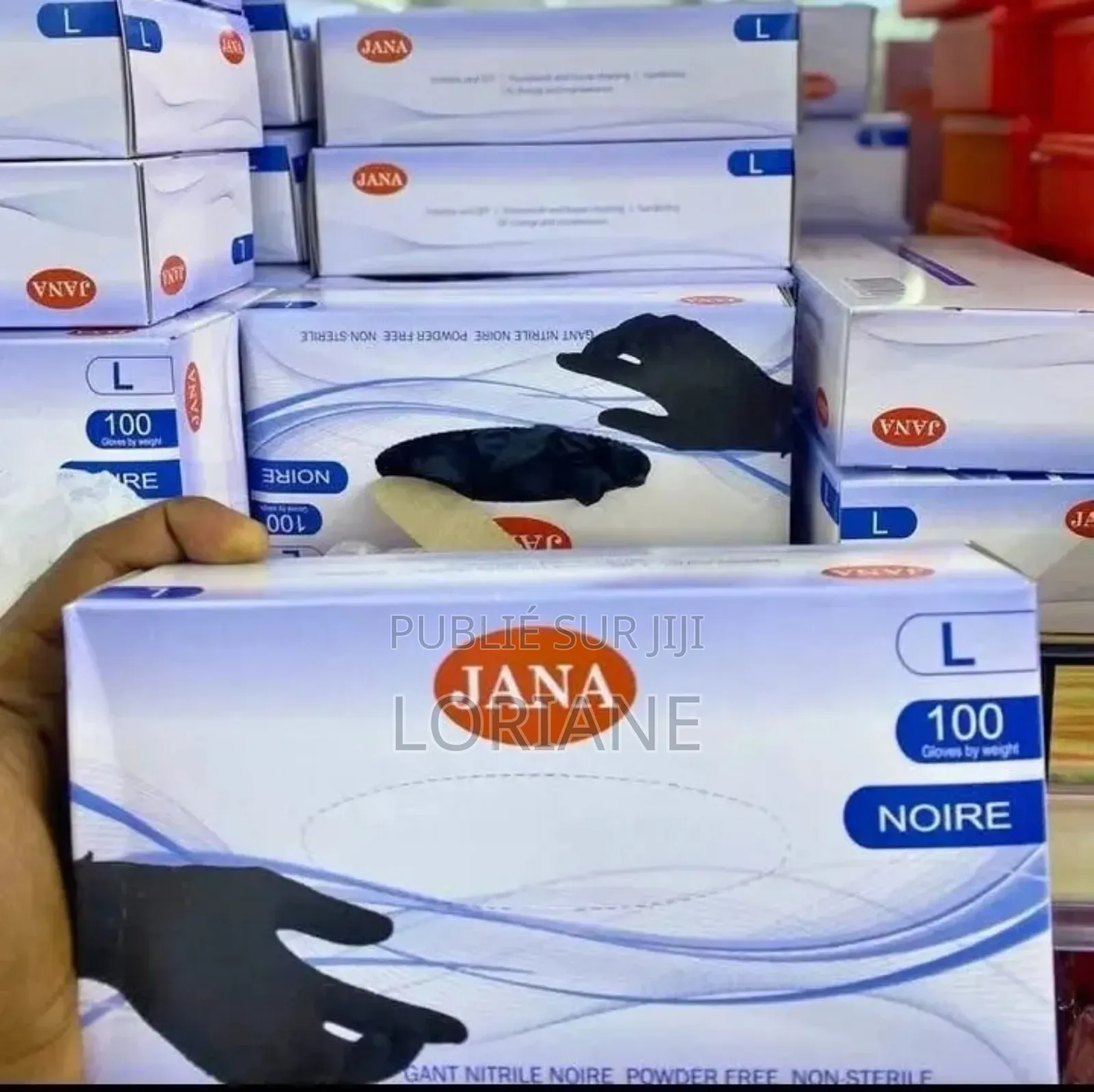 Gants Alimentaires Noir