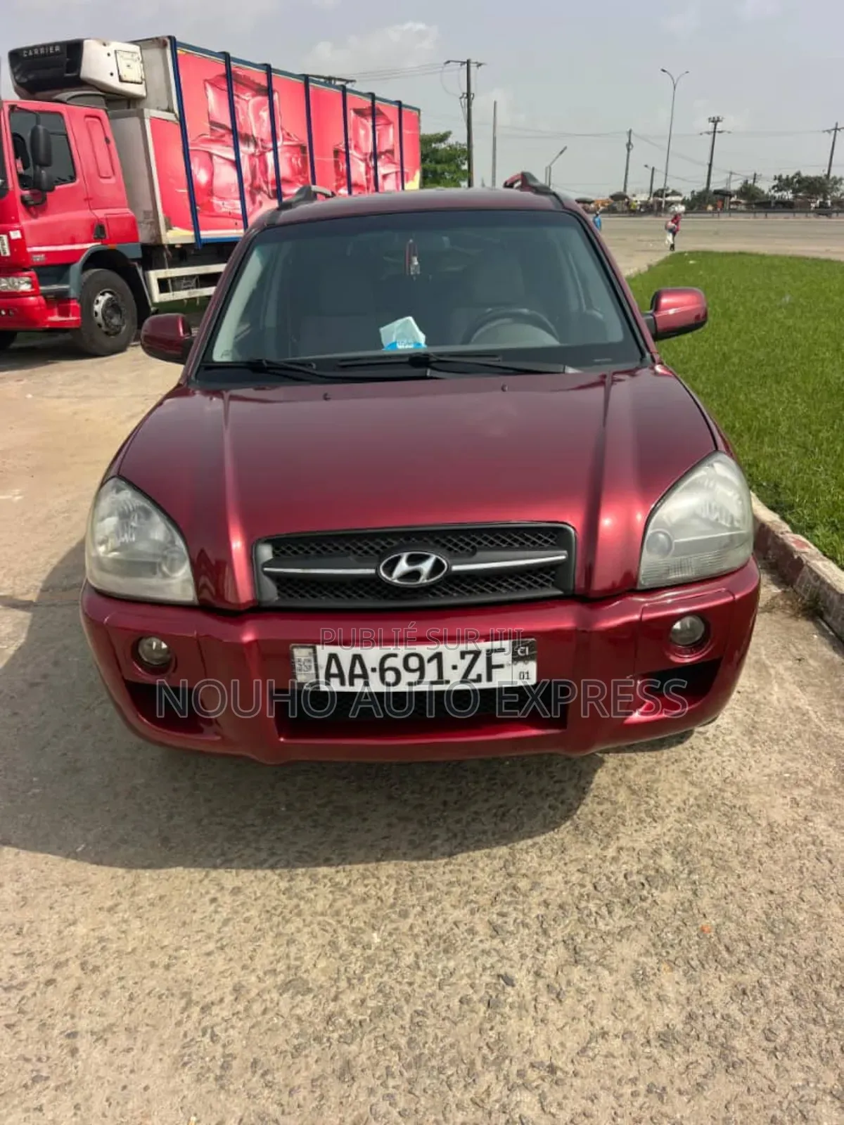 Hyundai Tucson 2007 Rouge