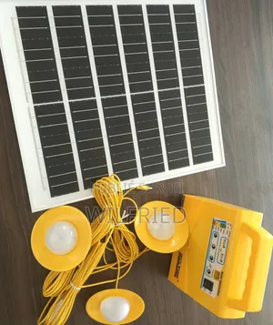 Générateur Solaire 20w -3ampoules-Radio-Port Usb Et Recharge Appareils