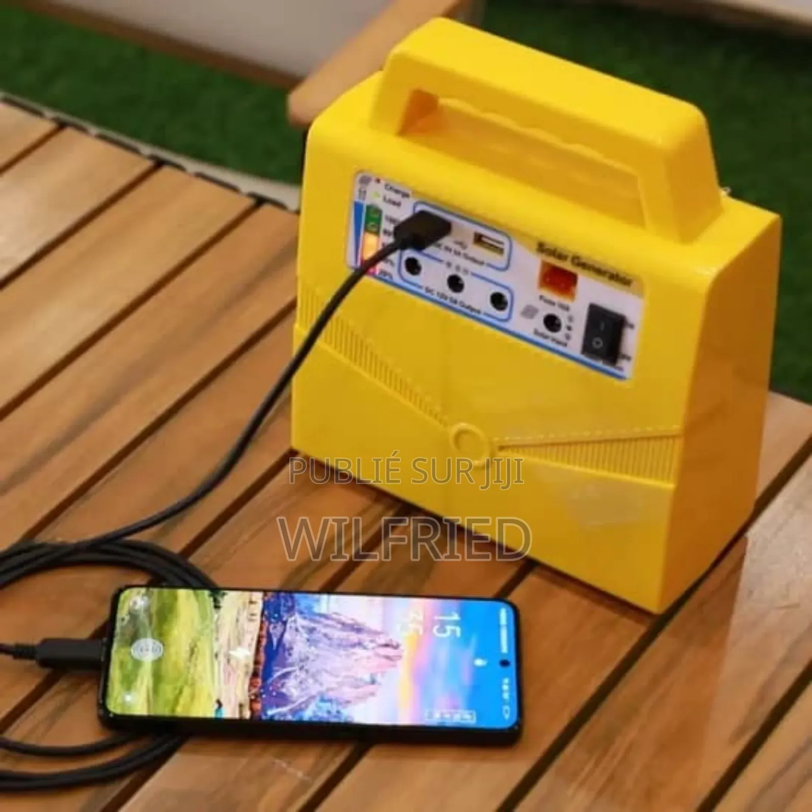 Générateur Solaire 20w -3ampoules-Radio-Port Usb Et Recharge Appareils