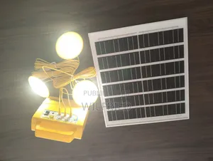 Générateur Solaire 20w -3ampoules-Radio-Port Usb Et Recharge Appareils