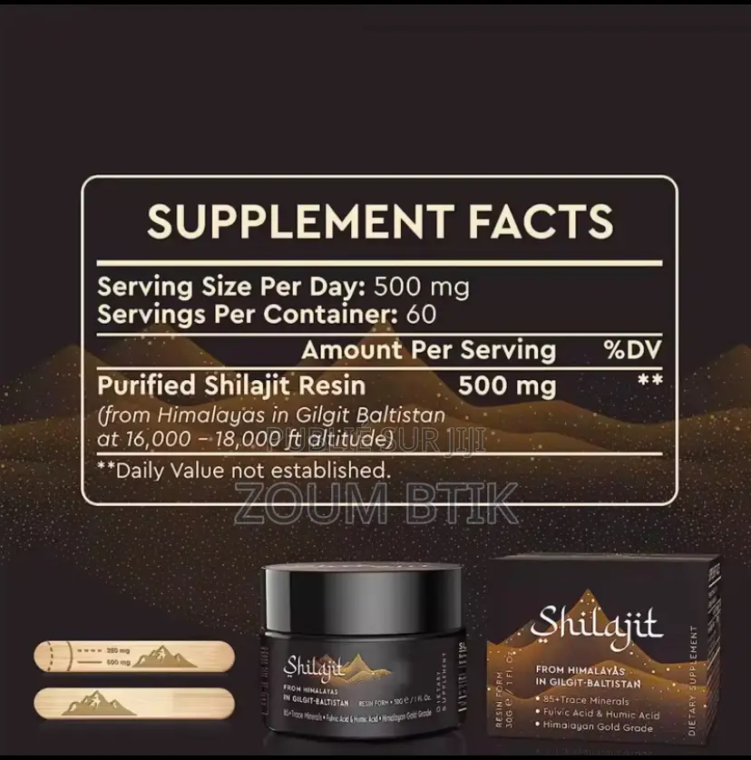 Shilajit Résine Pure 50g De Shilajit